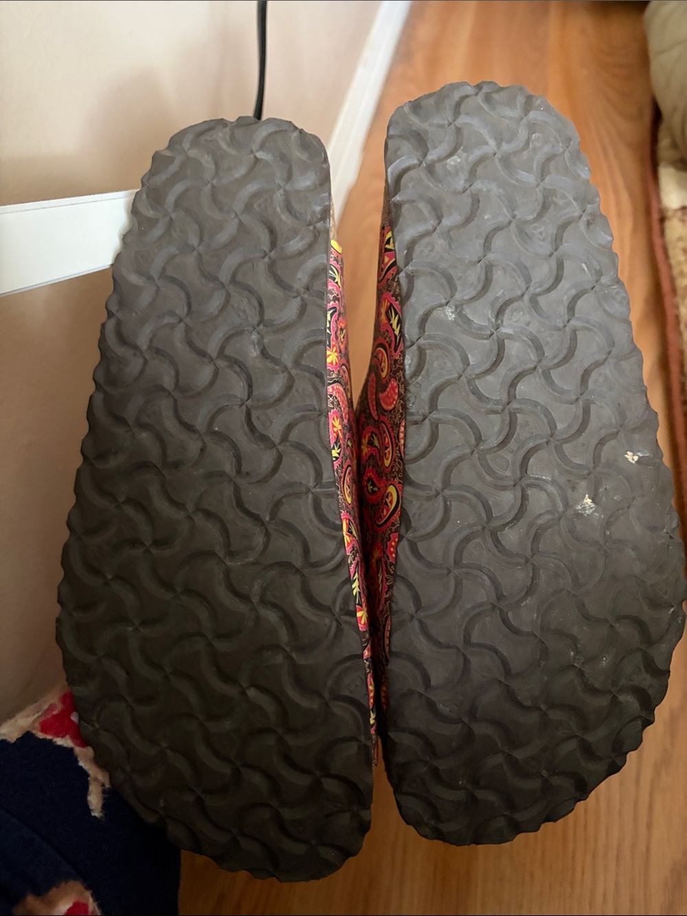 Papillio Pink Paisley Triple-Strap Cork Footbed Sandals - Picture 5 of 5